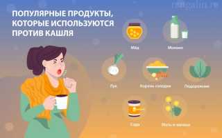 Народные средства от кашля для детей
