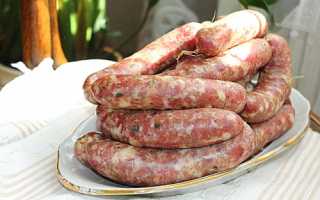 Домашняя колбаса из свинины — простой и вкусный рецепт