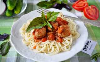 Спагетти с фрикадельками — питательное и вкусное блюдо на каждый день