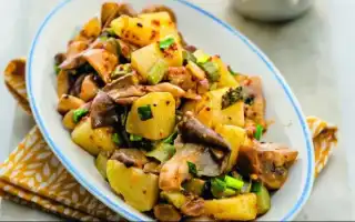 Как вкусно приготовить постный салат с грибами