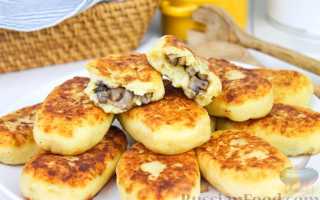 Как приготовить зразы картофельные с грибами