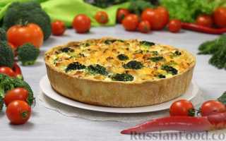 Как вкусно приготовить французский киш с брокколи