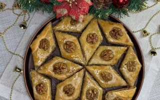 Восточная сладость с орехами