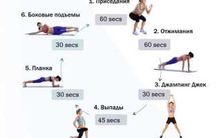 Простые упражнения в домашних условиях