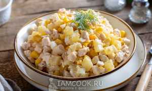 Как приготовить салат с ананасом и куриной грудкой
