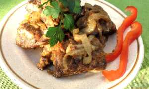 Как приготовить свиную печень быстро и вкусно