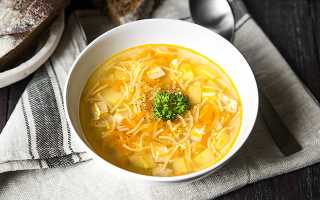 Как вкусно приготовить вермишелевый суп с курицей
