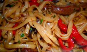 Как приготовить китайскую лапшу в домашних условиях