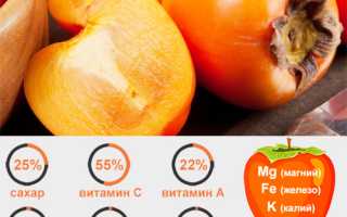 Хурма: состав и калорийность