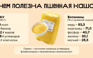 В чем польза этого продукта: пшено для варки