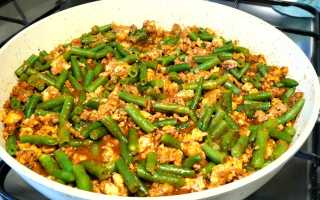 Рецепты блюд из простой и стручковой фасоли с фаршем