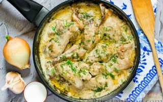 Как быстро и вкусно приготовить курицу в сметане