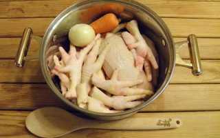 Как вкусно приготовить холодец из куриных лапок