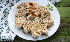 Как быстро и вкусно приготовить лаваш с грибами